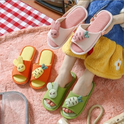 Kids Rabbit Carrot Slippers