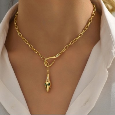 Snake Shape Choker Necklace