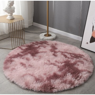 Round Plush Carpet Mat