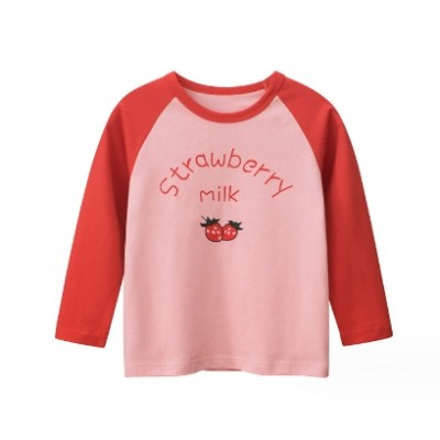 Kids Cute Strawberry Tops