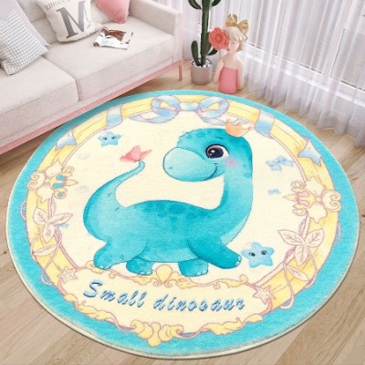 Round Dinosaur Mat Carpet