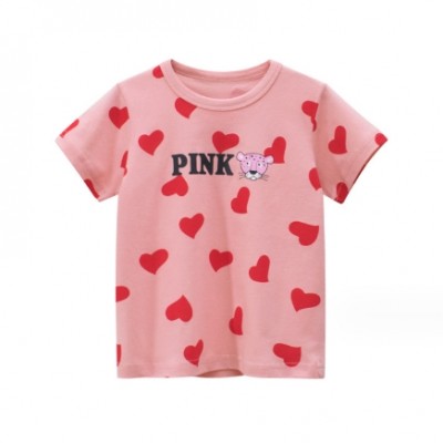 Kids Pink Love Tops