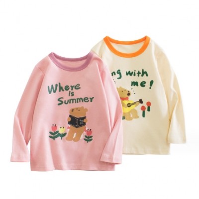 Kids Cute Bear Tops