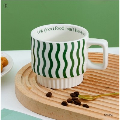 Green Stripe Mark Cup