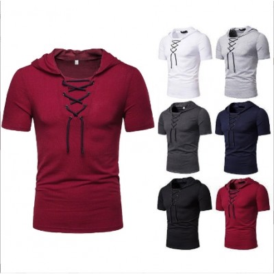 Men's Short Sleeve Hoodie