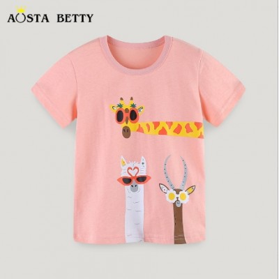 Kids Cartoon Animal Tops