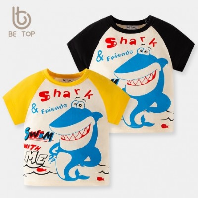 Kids Cute Shark Tops