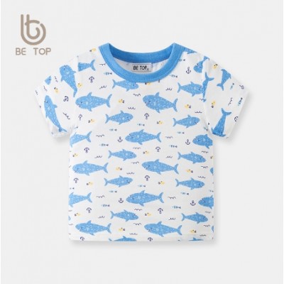 Kids Cute Shark Tops