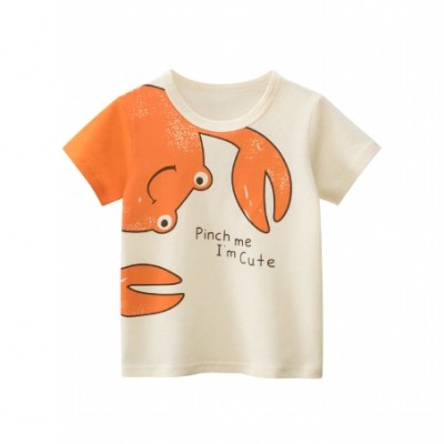 Kids Cute Crab Tops