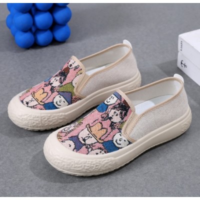 Women Cartoon Loafer Shoes