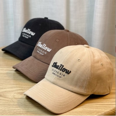 Shallow Letter Baseball Cap