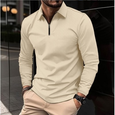 Men's Long Sleeve Polo Shirt