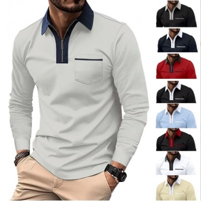 Men's Long Sleeve Polo Shirts