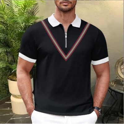 Men's Polo Shirts with Zipper