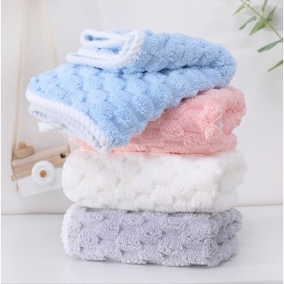 Soft Coral Fleece Towels