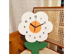 Flower Fashion Clock