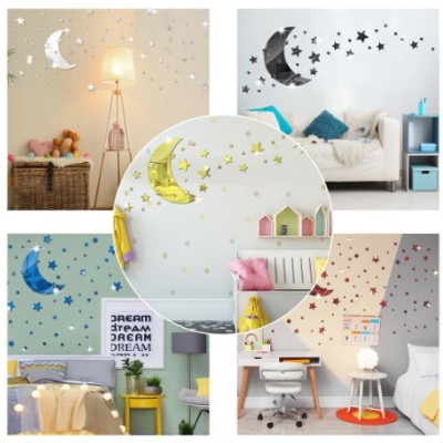 Moon Star Wall Stickers