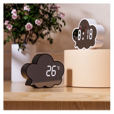 Cloud Shape Digital Clock