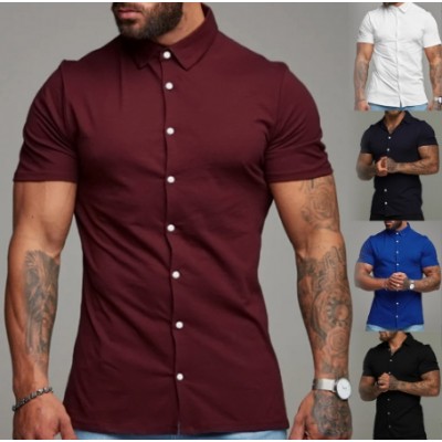 Men's Pure Color Shirts