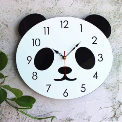 Panda Shape Wall Clock