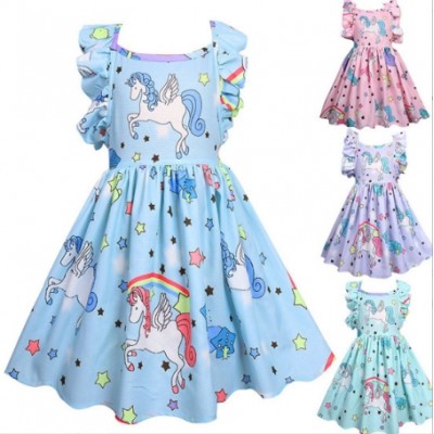 Kids Girl Unicorn Dress