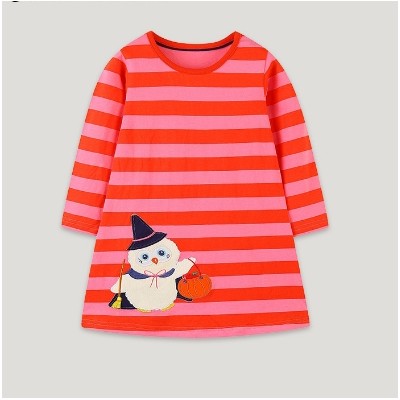 Kids Stripe Long Dress