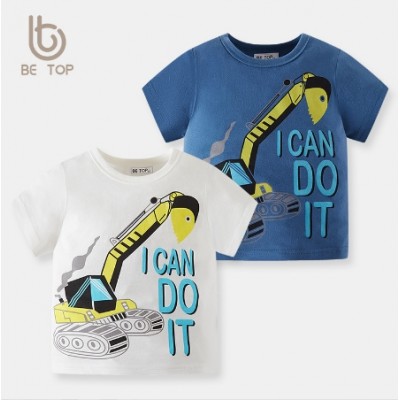 Kids Boy Excavator Tops