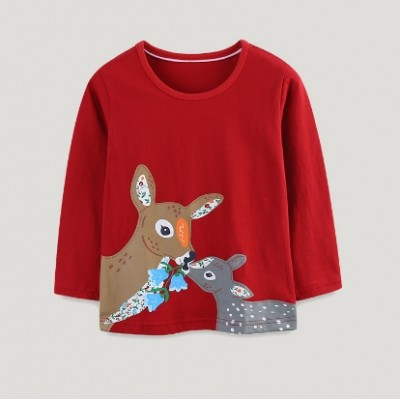 Kids Cute Deer Tops