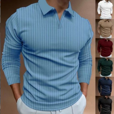 Men's Long Sleeve Polo Shirts