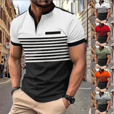 Men's Stripe Polo Shirts