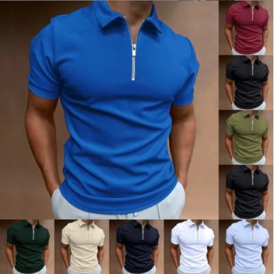 Men's Pure Color Polo Shirts