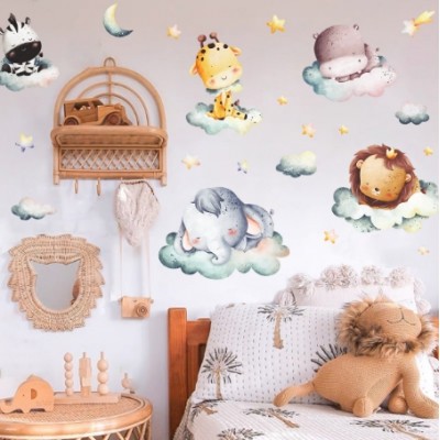 Cloud Animal Wall Stickers