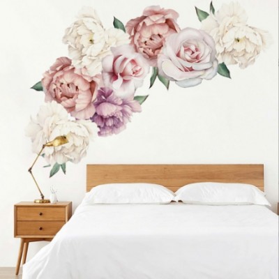 Home Peony Wall Stickers