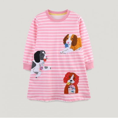 Kids Cute Dog Dress