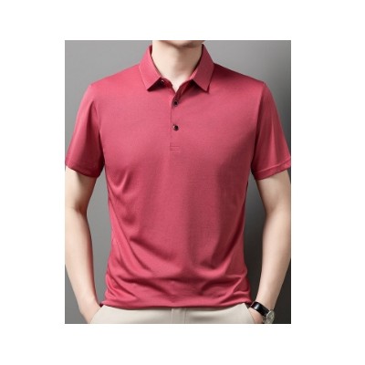 Men's Pure Color Polo Shirts