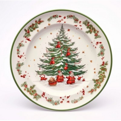 Christmas New Pans Plates